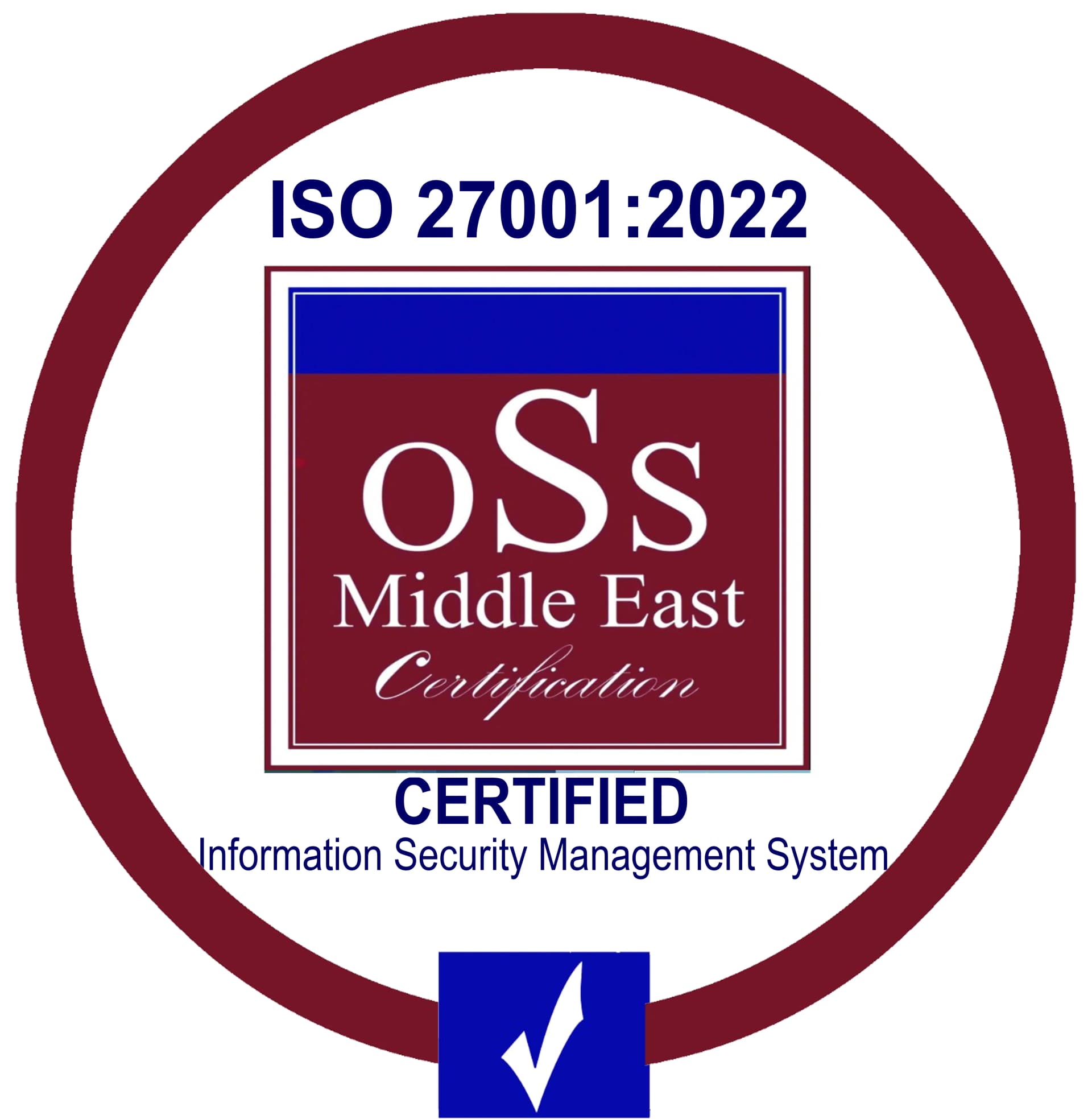 ISO 27001 certified by