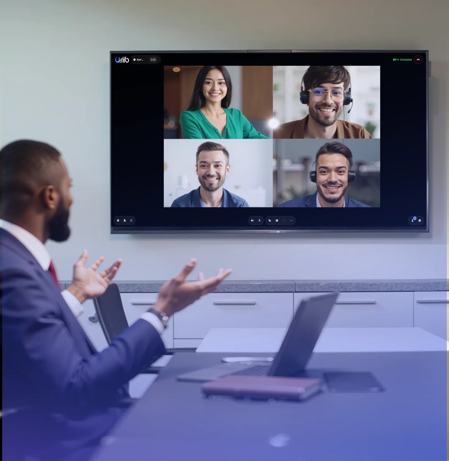 Qriib global team collaboration across multiple time zones with international communication tools