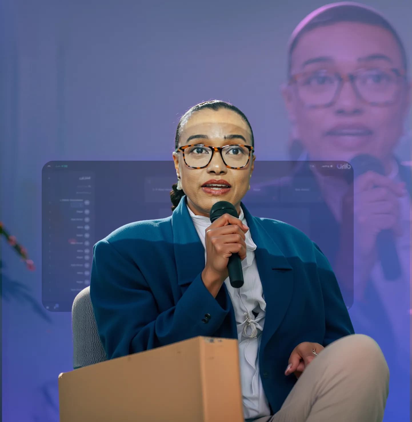 Qriib webinar hosting platform with interactive tools for online presentations and events